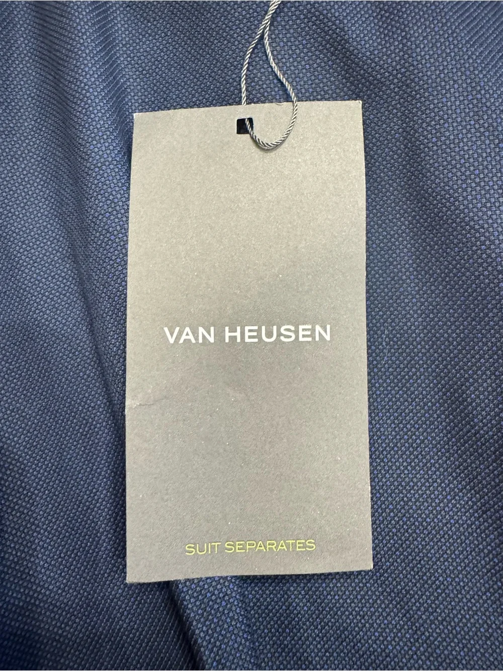 Van Heusen Pants Mens 44x32 Dress Suit Separates Manvell Polyester Blend NEW